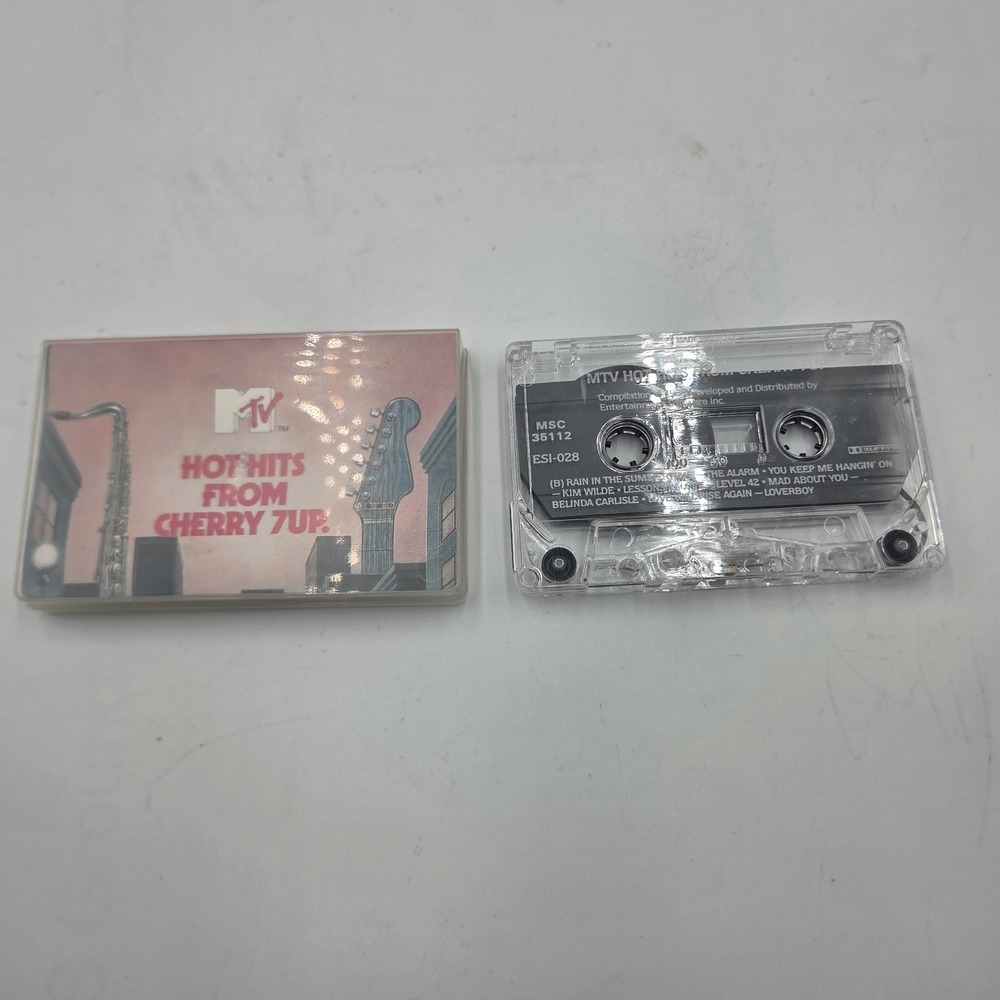 MTV Hot Hits from Cherry 7UP Cassette Tested 1988 Rare Jody Watley Taylor Dayne - Picture 3 of 4